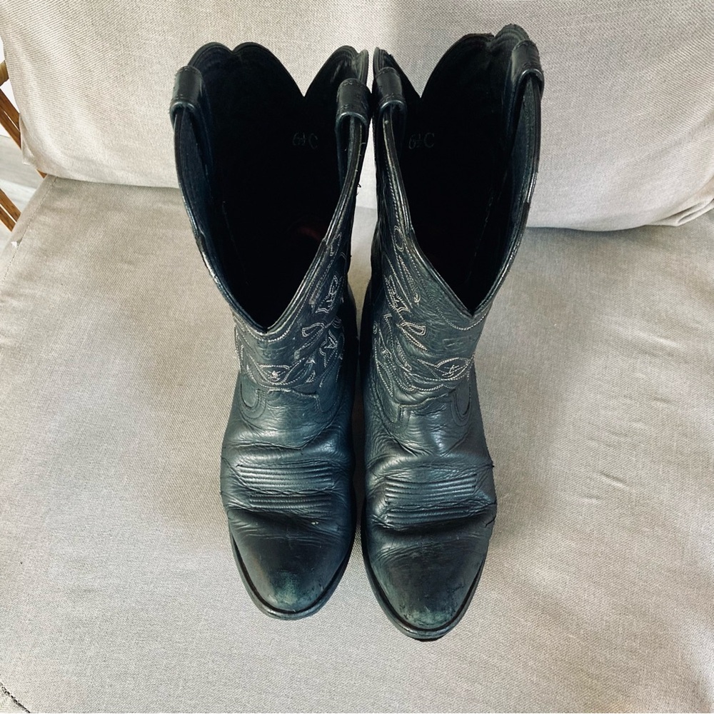 🤠 Ariat Black Western Cowboy Boots | Snip Toe | Women’s 6.5 C | AS-IS - Picture 5 of 8